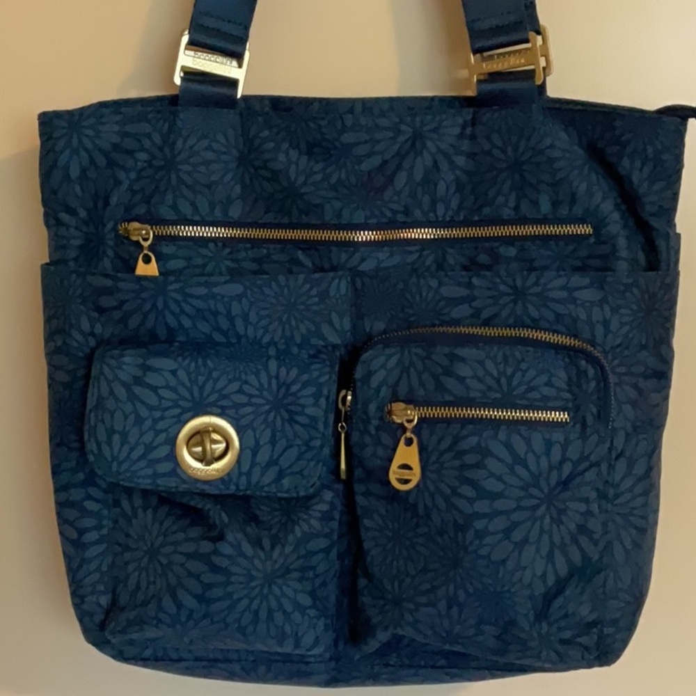 Stylish Blue Floral Women's Bag